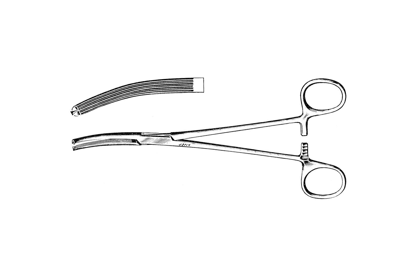 Long Hysterectomy Forcep